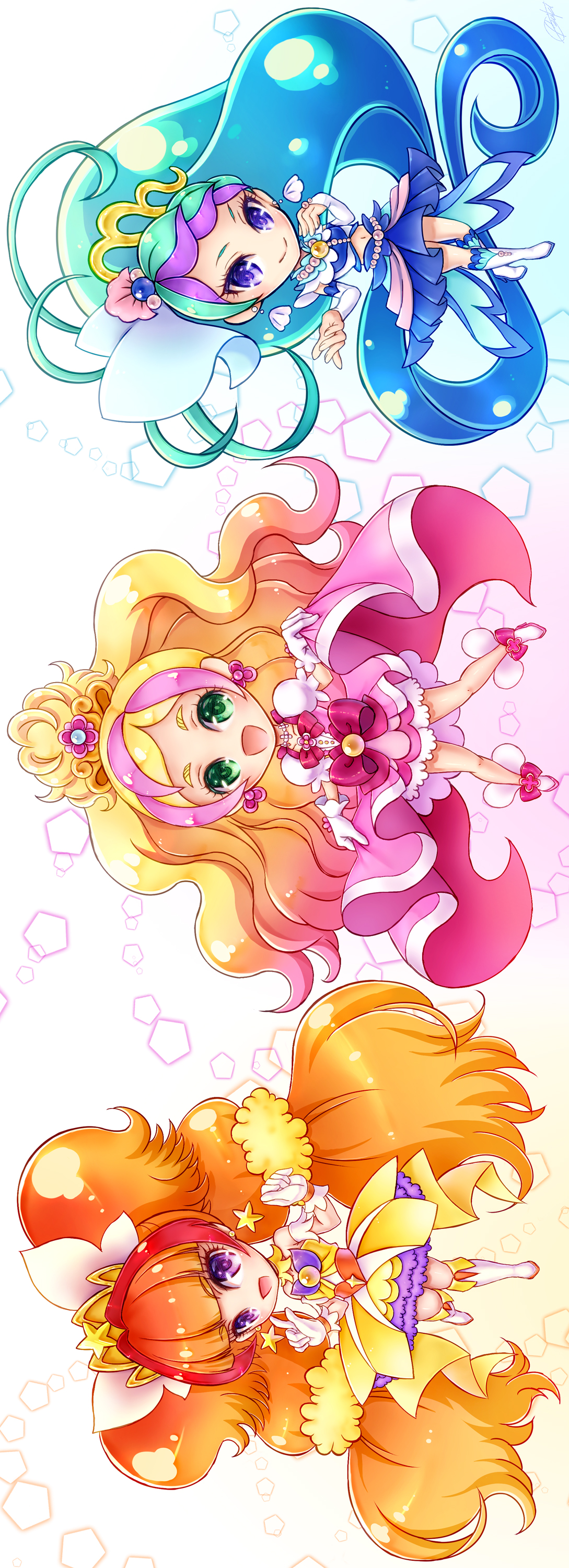 princess 光之美少女 [春野遥{花神天使}/海藤南{人鱼天使}/天之川