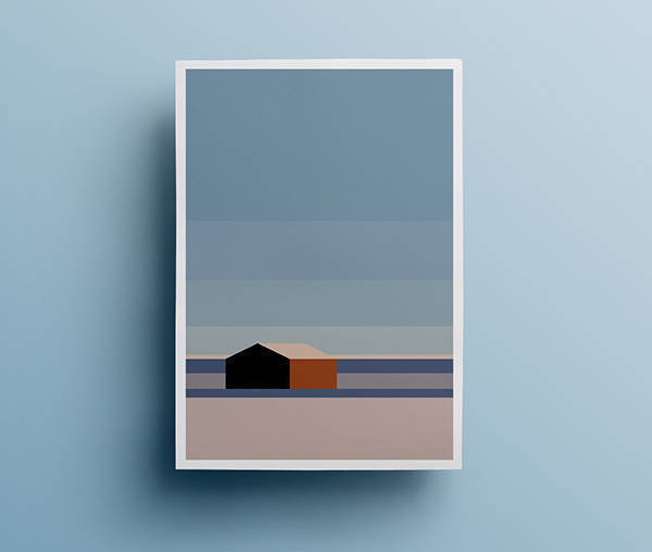 极简风插画设计 | kristofer haugvik