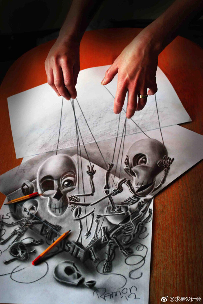 ramon bruin3d立体画欣赏.#求是爱设计