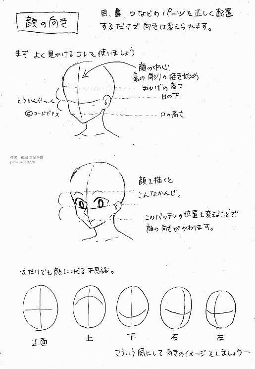 一组动漫头像绘画素材转给有需要的朋友(转)@美术绘画教程
