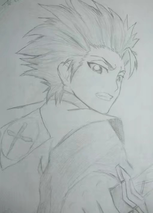 死神 冬狮郎线稿