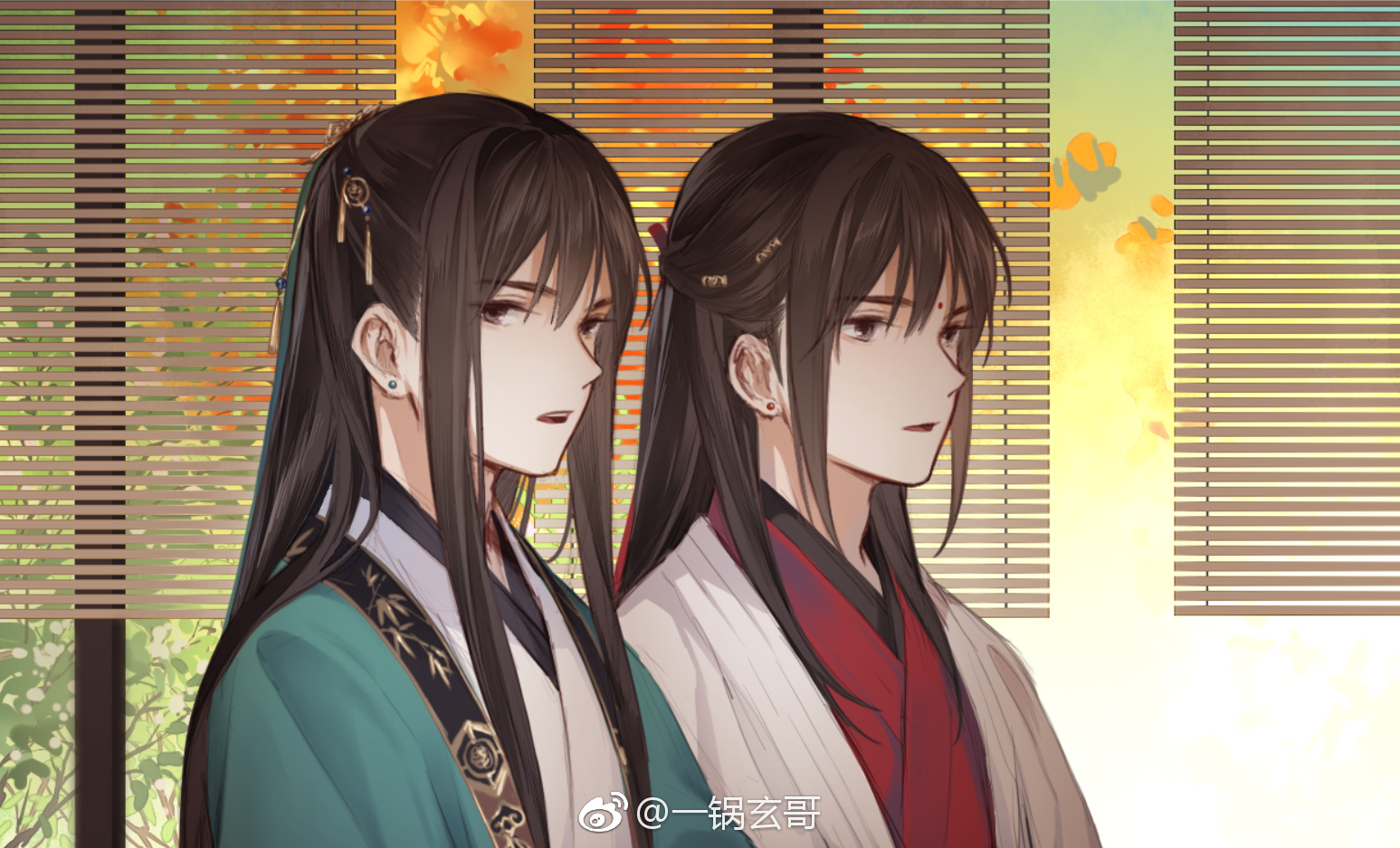 「古风美男」画师 : 一锅玄哥