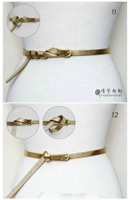 17款敲实用腰带的系法!碉堡了,赶快学起来