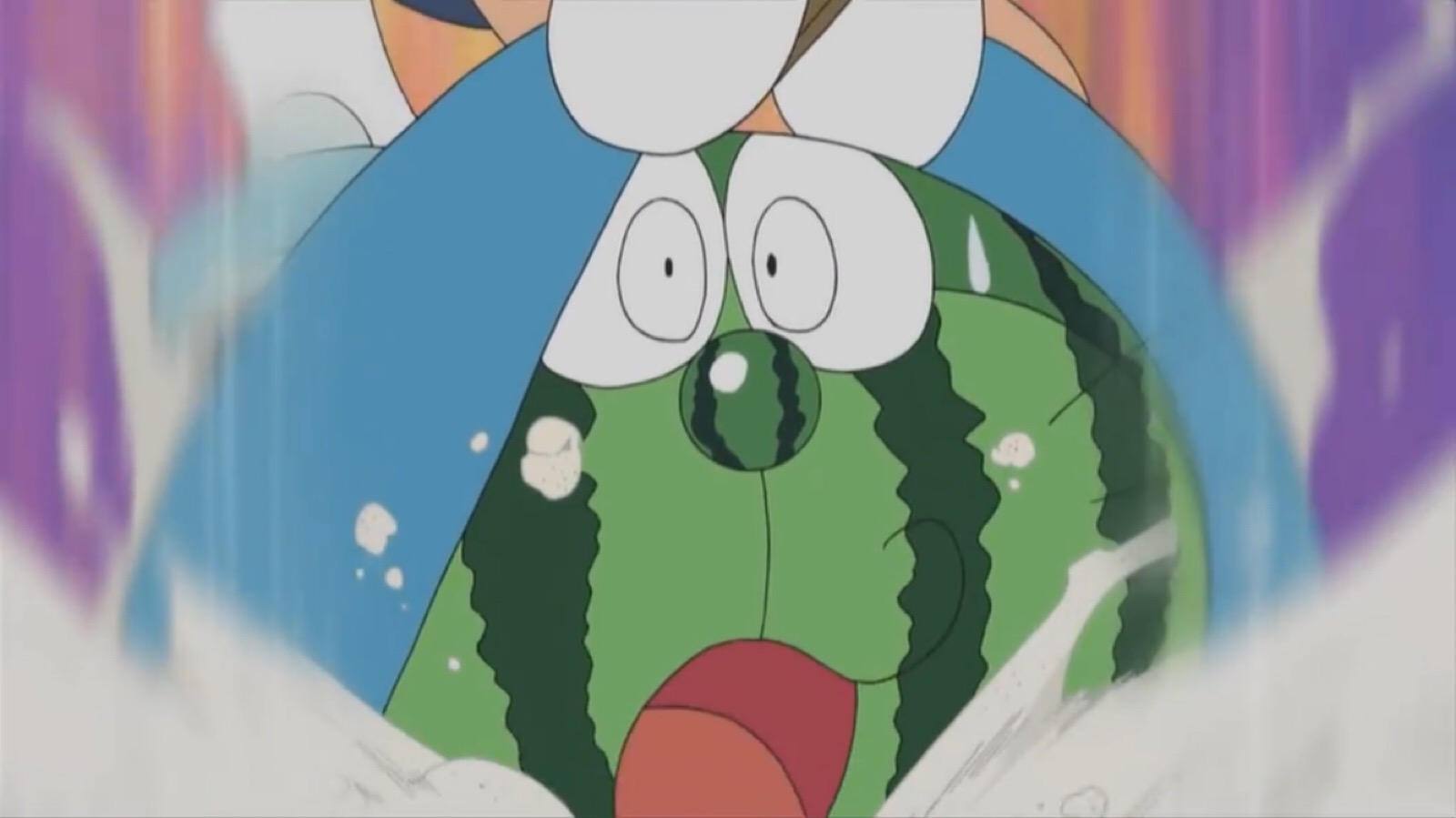 被当成西瓜的哆啦a梦