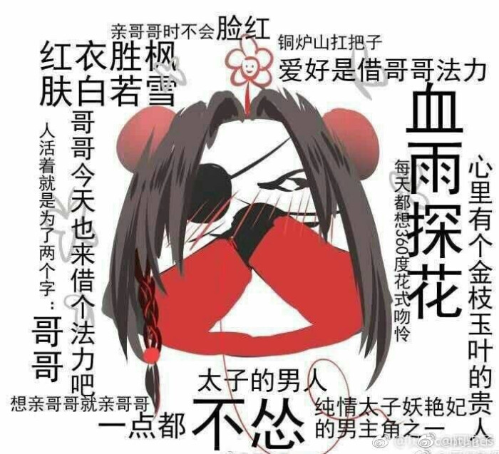 花城谢怜戚容表情表情包投心图片