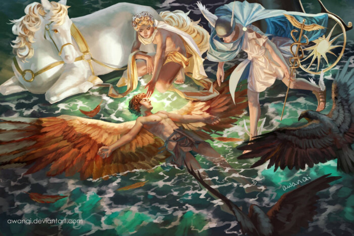 【希腊神话~概念cg绘画】