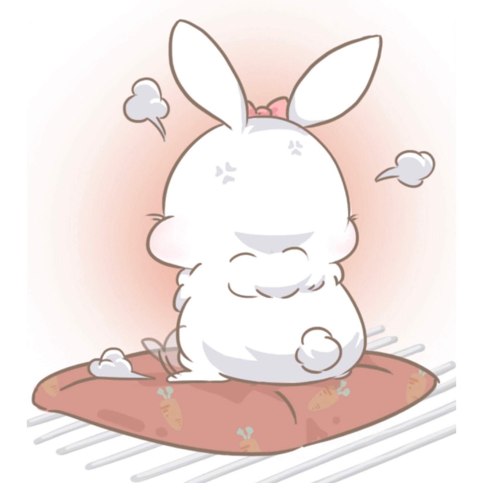 可爱兔子头像 来源:游戏《家有兔酱》