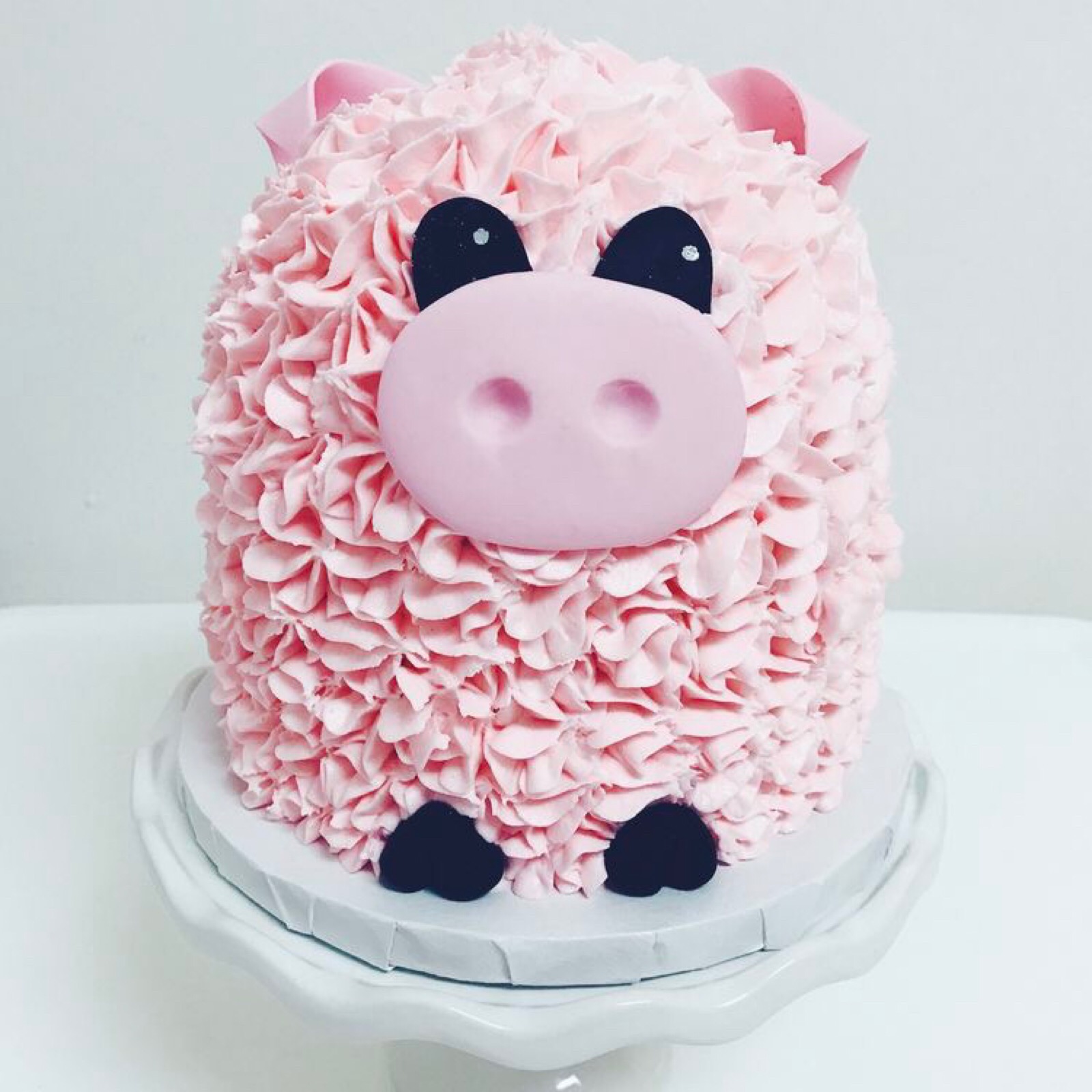 猪宝宝一岁生日蛋糕男图片
