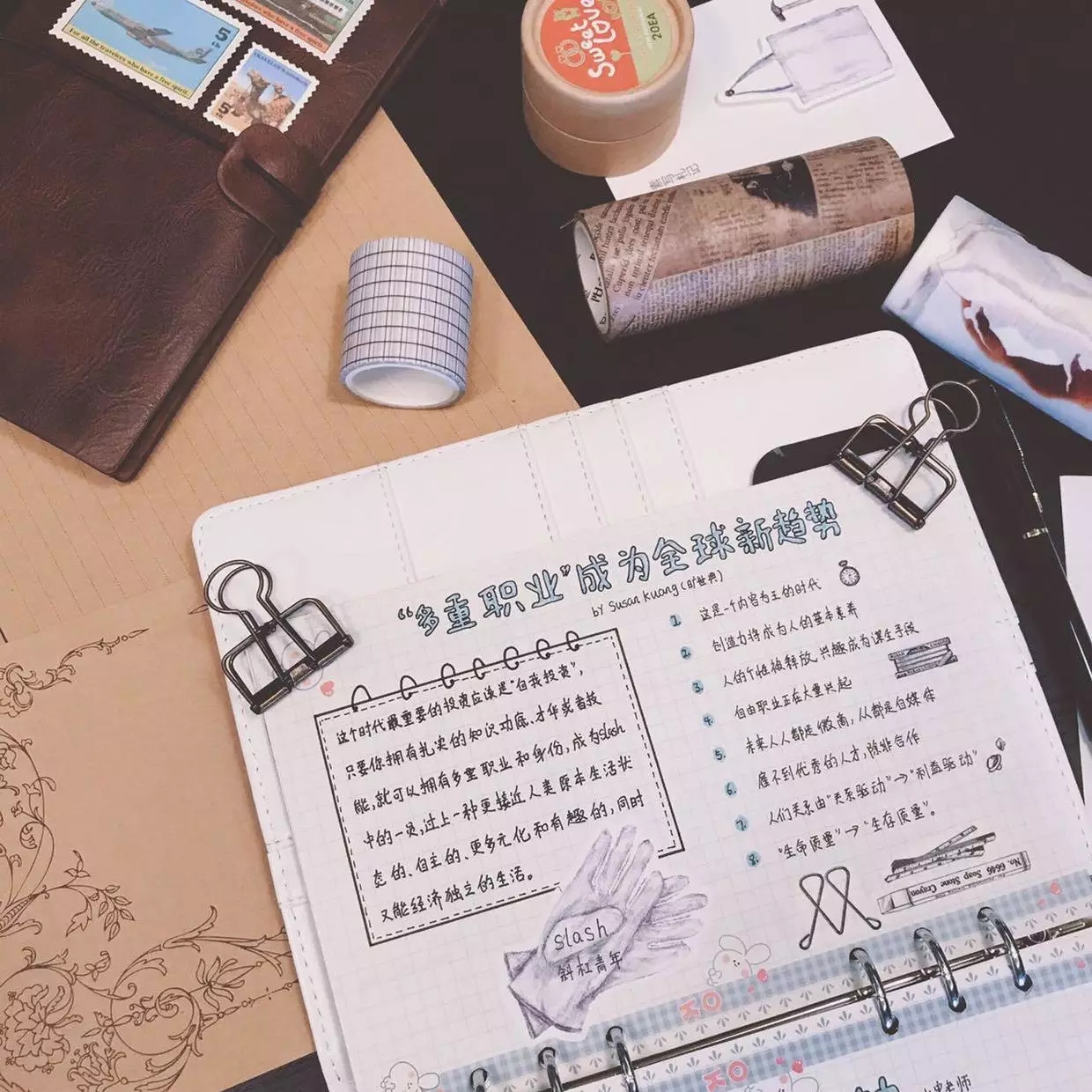 读书笔记 手账