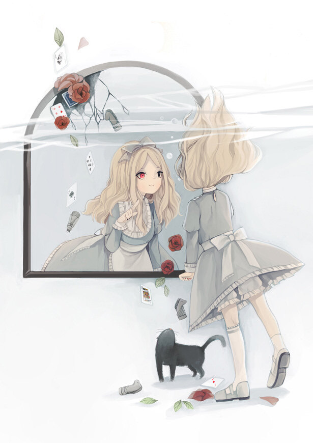 卡通 美眉 童话 插画 画师yun mi yang作品