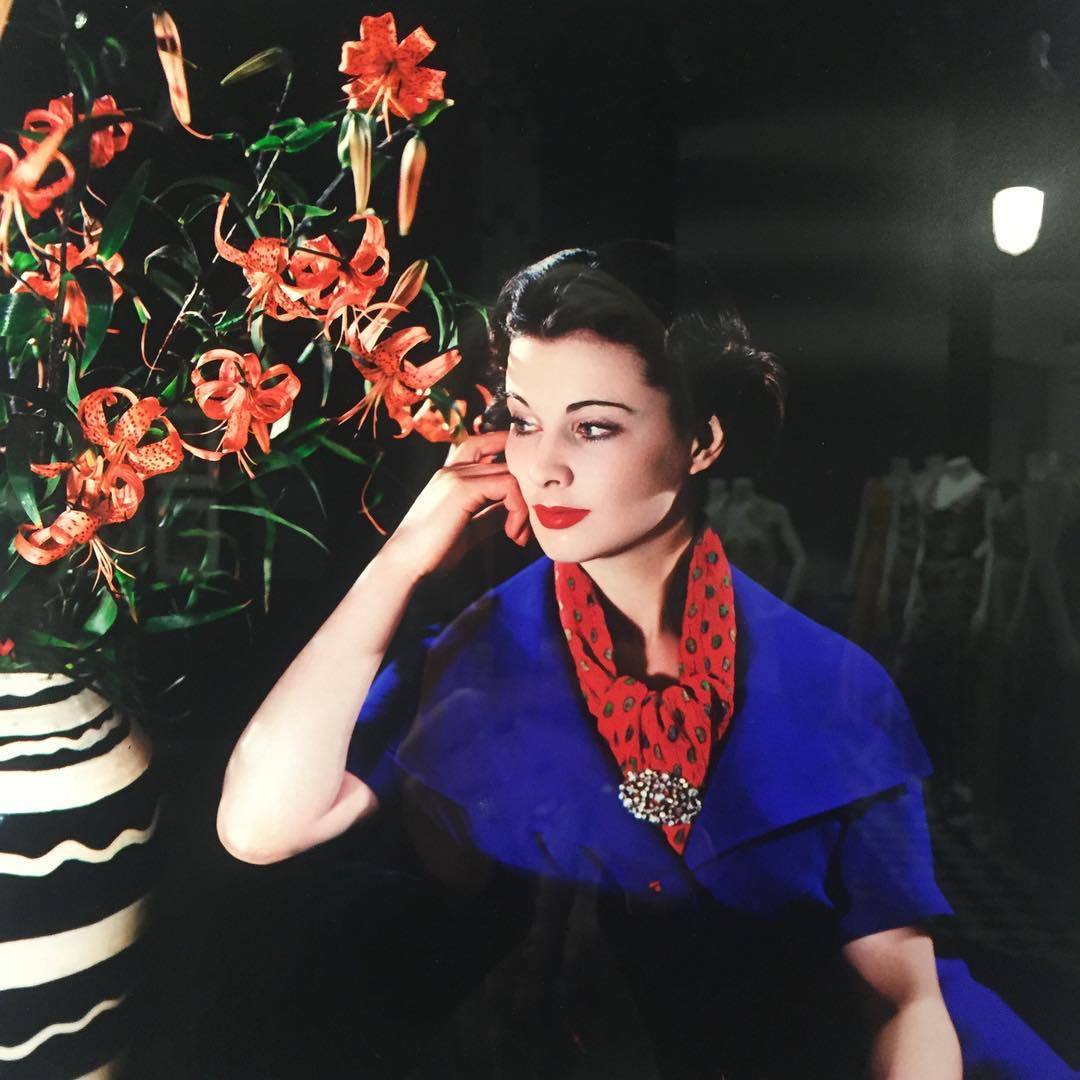 vivien leigh# portrait by madame yevonde.