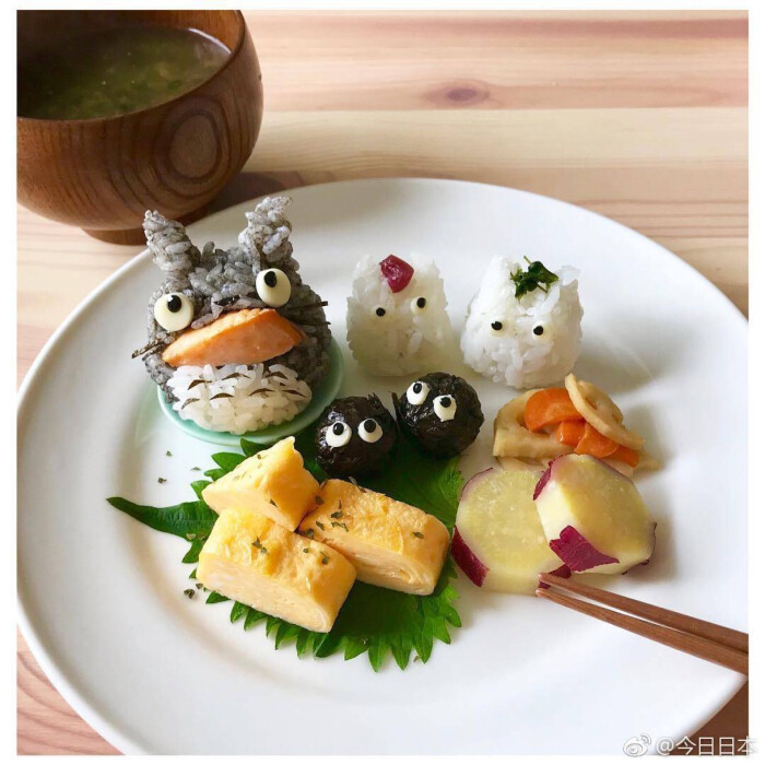日本小姐姐制作的各种饭团小动物,萌到心都化了[可怜](ins:fin_moon