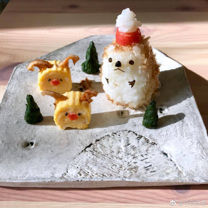 日本小姐姐制作的各种饭团小动物,萌到心都化了[可怜](ins:fin_moon
