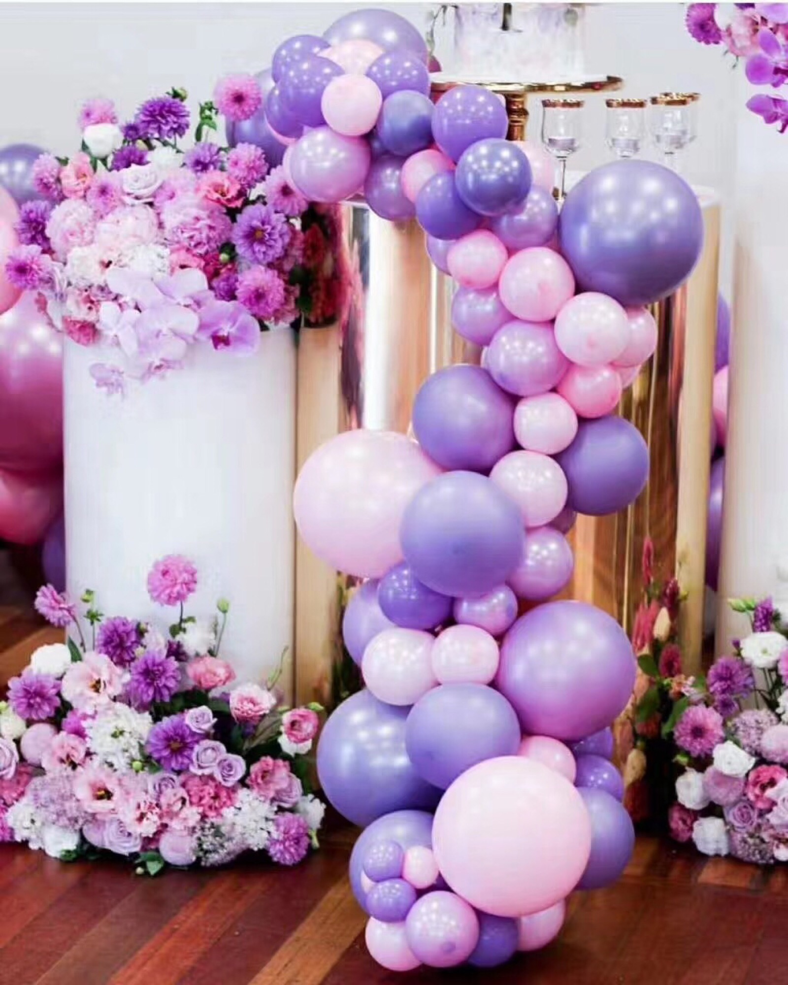 婚礼庆典气球造型布景