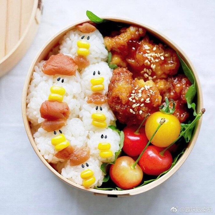 美食丨日本美食博主ぺろり自制的卡通造型食物,每一个都超级可爱呀