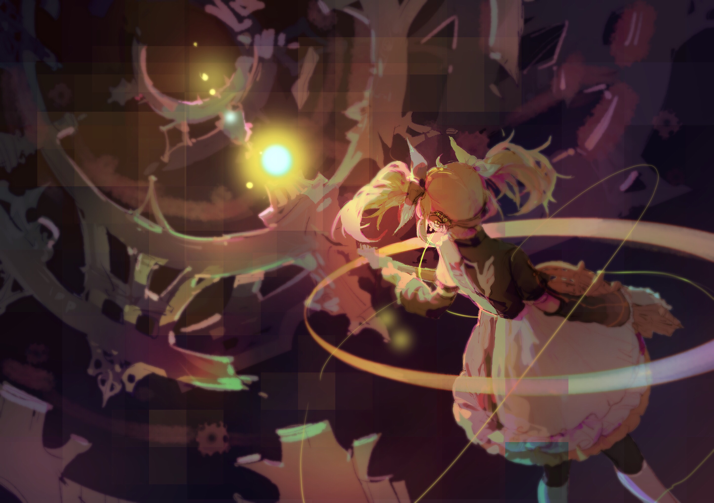 曲绘:《炉心融解》 镜音铃 绘师:saclia(p id=19920821) 本作品id=