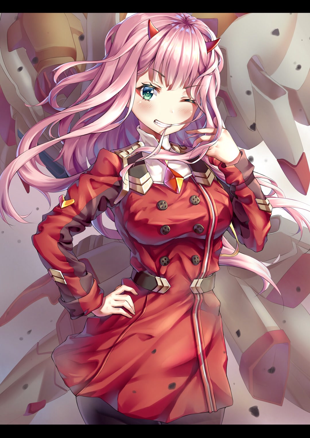 zerotwo手机壁纸图片