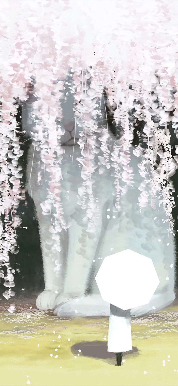 动漫 插画 壁纸 清新 黑白 意境 唯美 少女 少年 背景 温柔 大气 简约