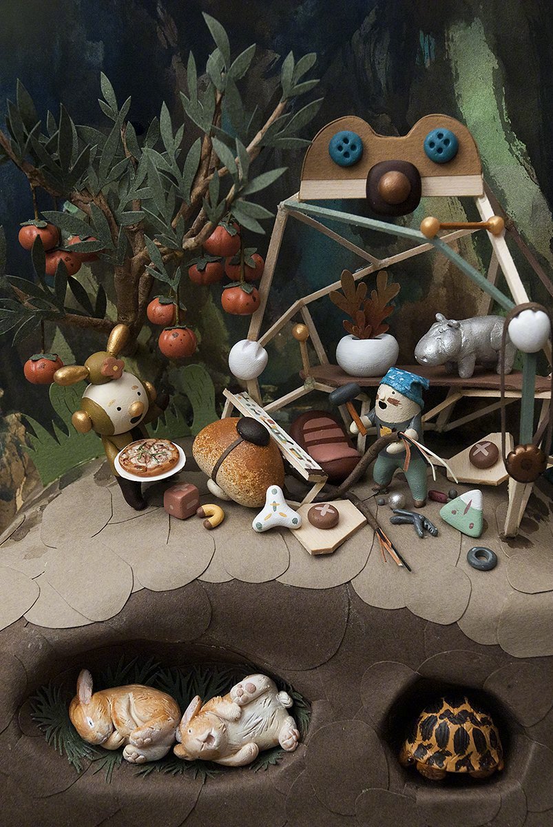 创意画廊 美国艺术家 sean chao 微缩模型设计