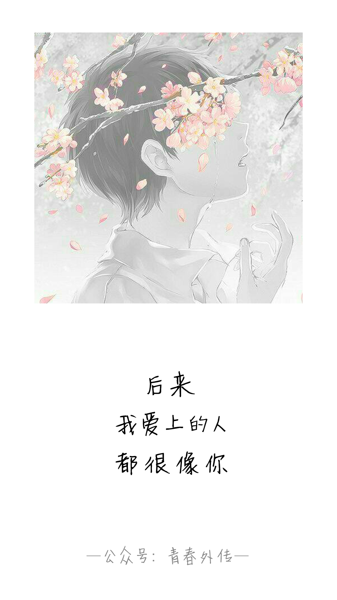 有你在的时候,我从没有羡慕任何人.
