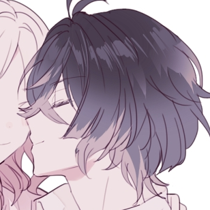 动漫情侣头像 dt@皮皮尧 . 二传标注