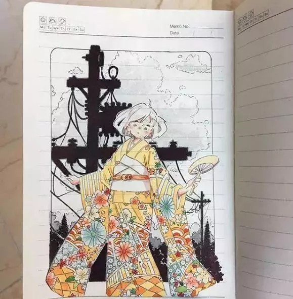 日本插画师ikedda