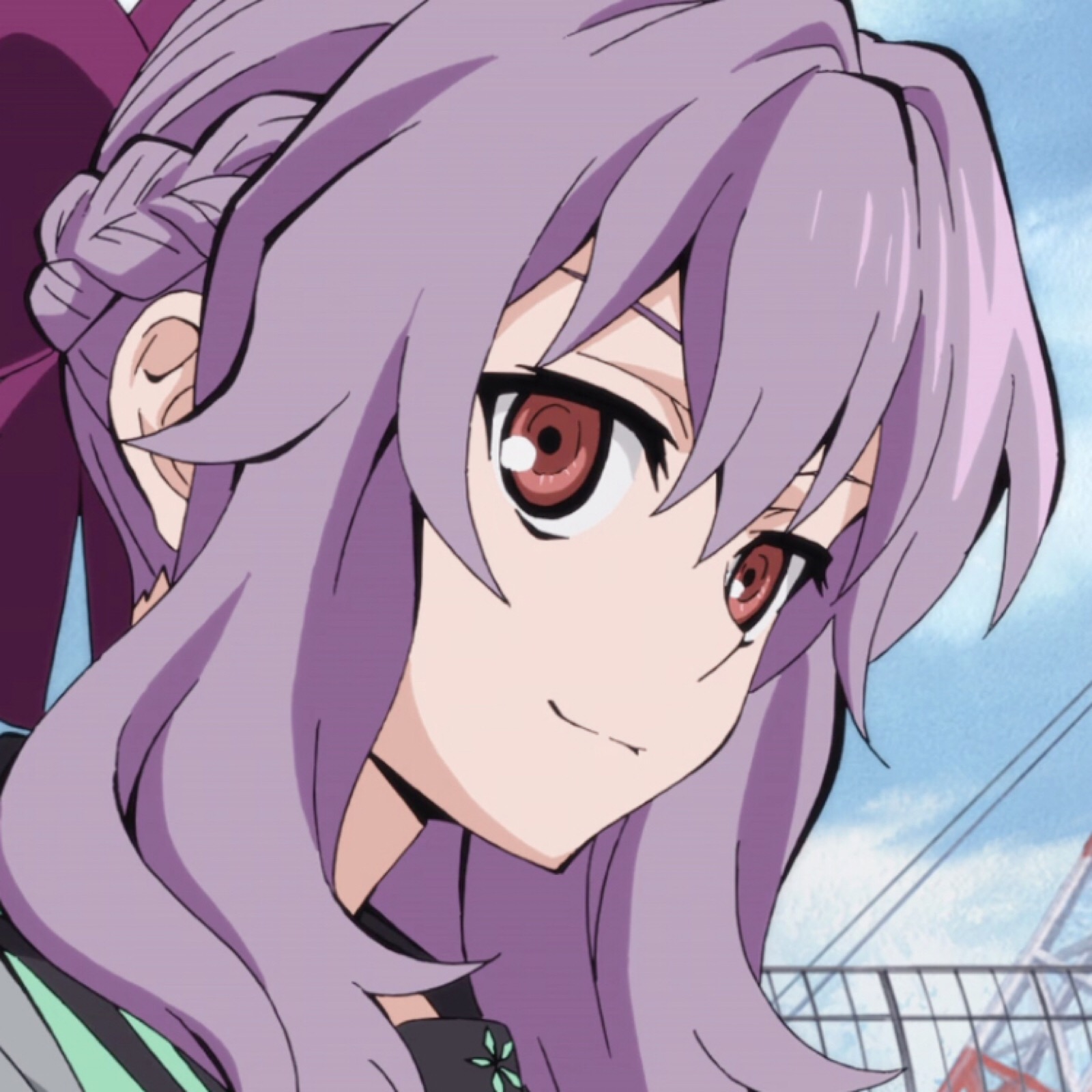 终结的炽天使紫色头发图片