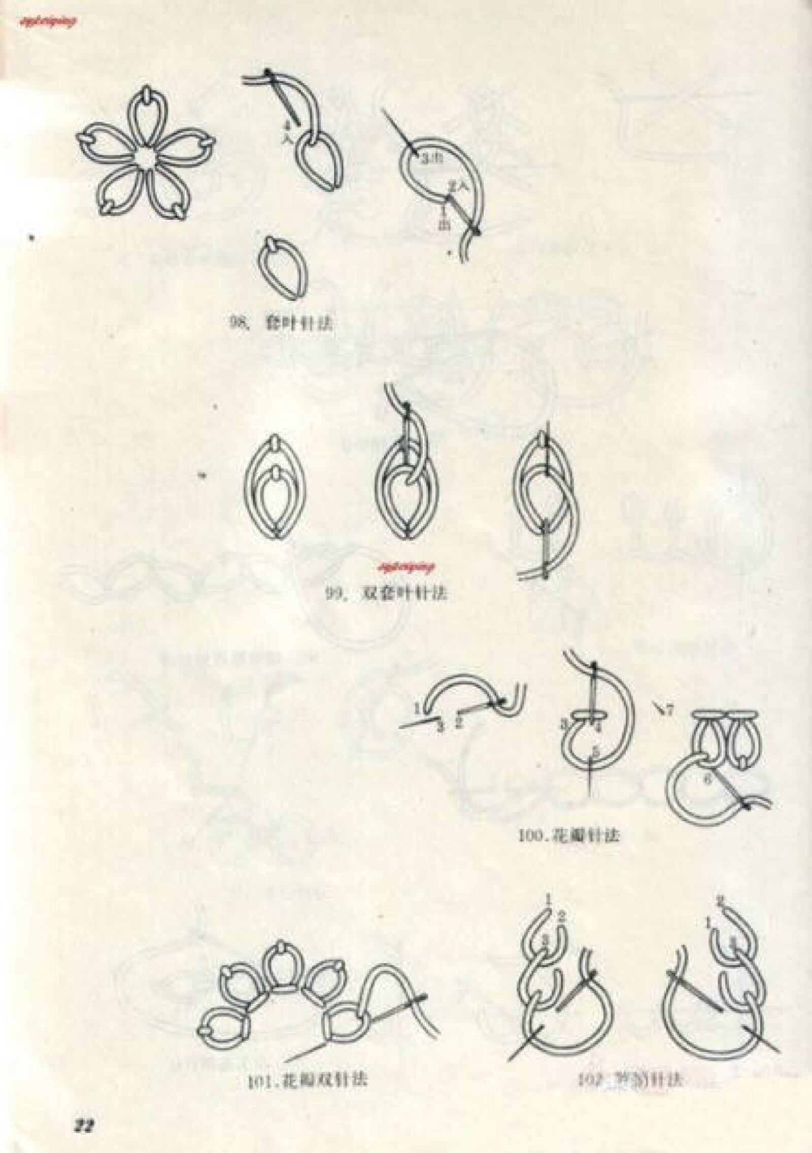 湘绣代表性针法图片