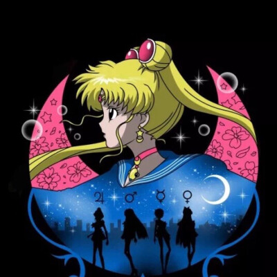 插画手绘 二次元美女 动漫 萌 壁纸 美少女战士