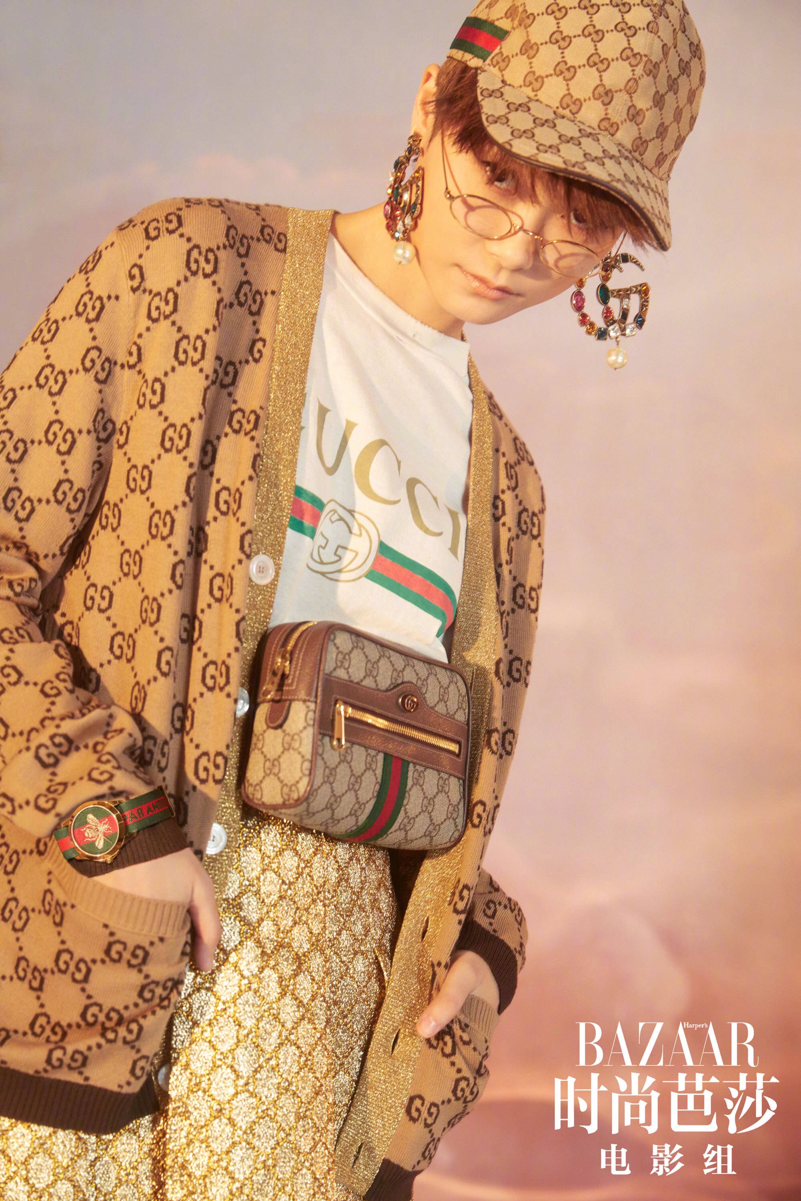 美图系列##李宇春# @李宇春 登上《时尚芭莎》三月刊封面大片