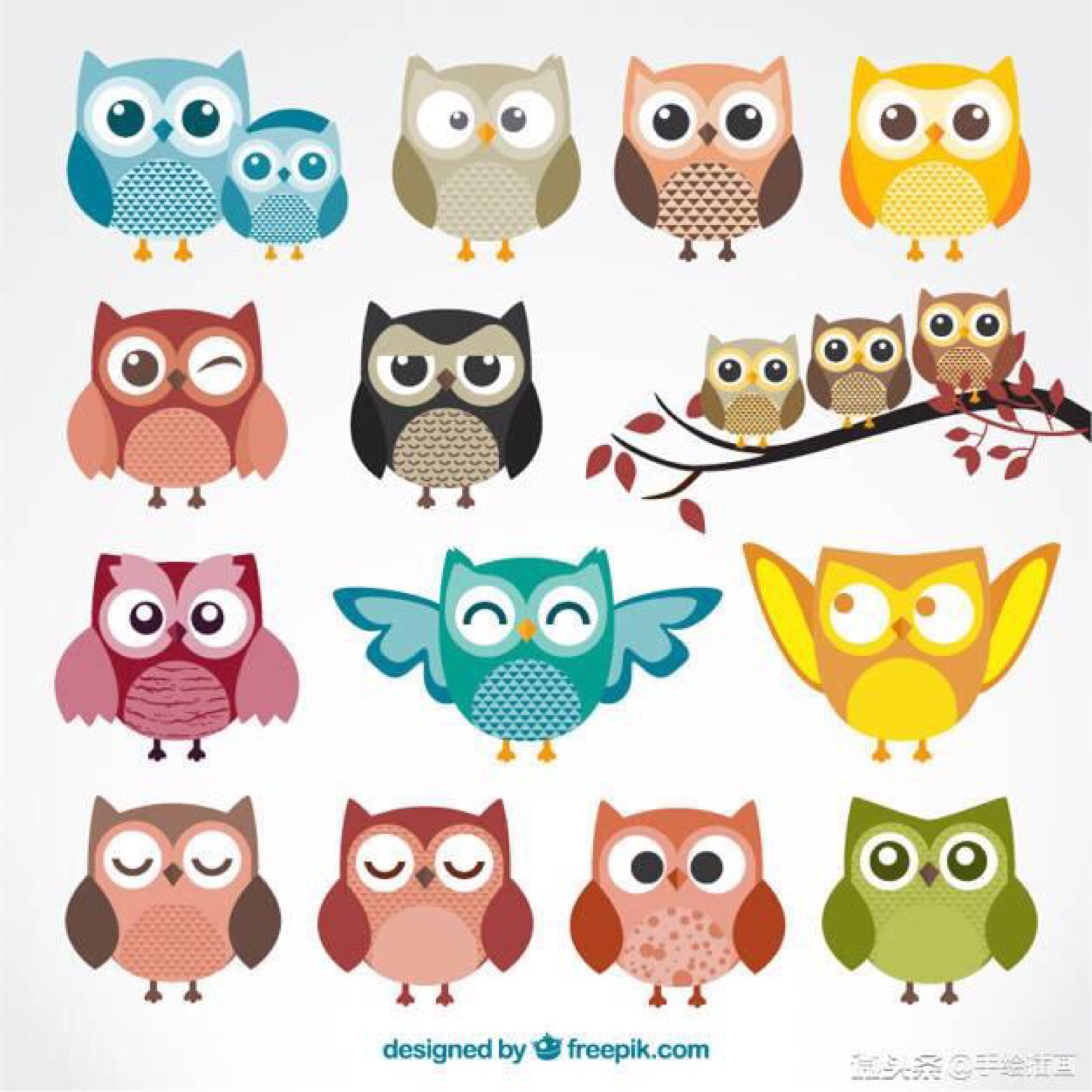 40多种小动物简笔画,都很萌很可爱,大家快收藏吧!