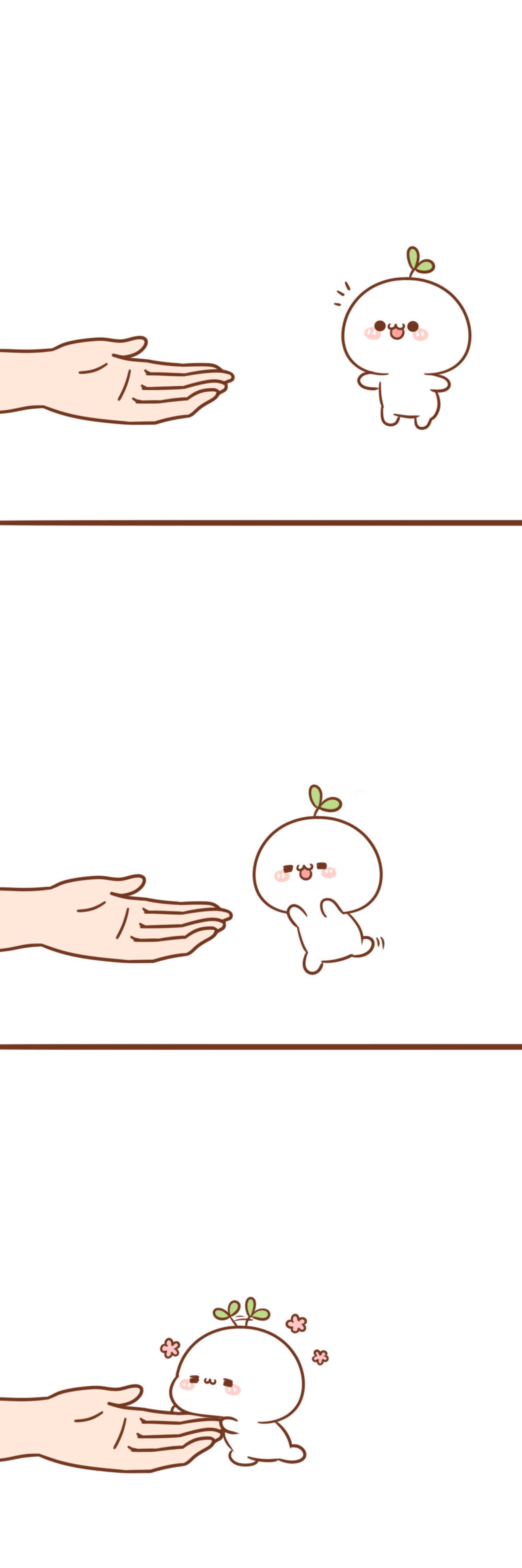 长草颜团子# 最近好多人玩的捧脸杀,试着让团子做了下……(*0)