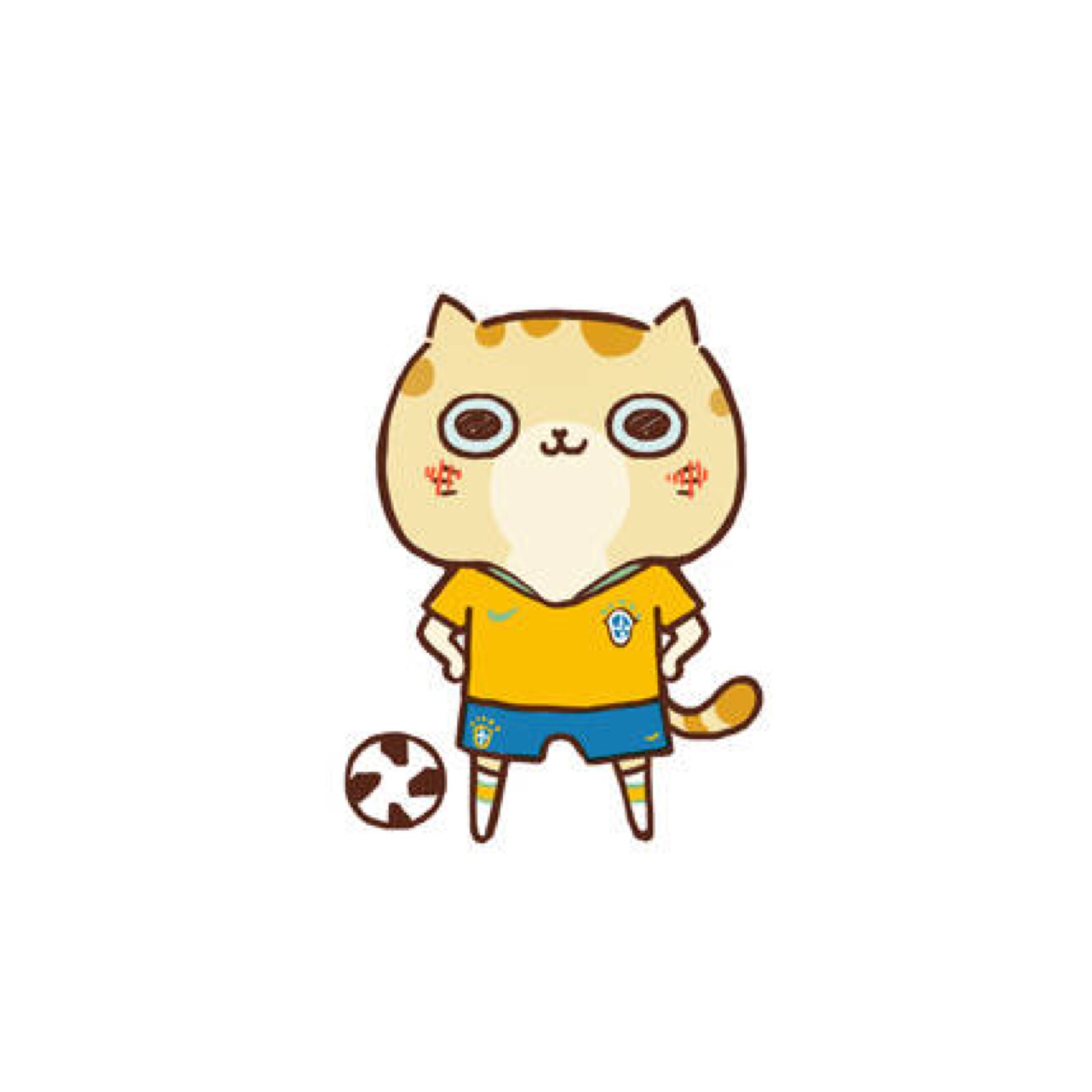 世界杯,足球猫咪头像[喵喵]1俄罗斯,2法国,3巴西,4葡萄牙,5中国,6