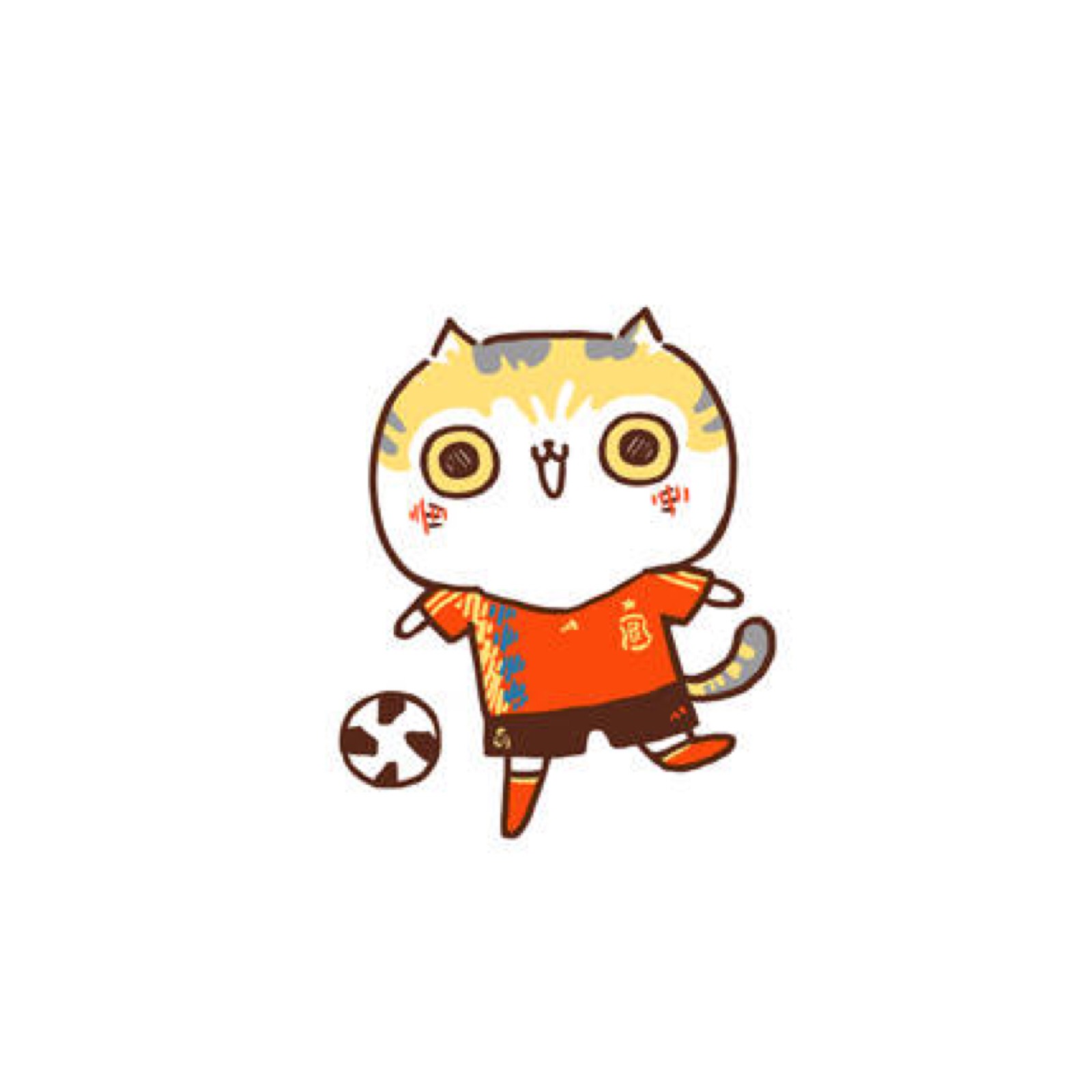 世界杯,足球猫咪头像～ [喵喵]1俄罗斯,2法国,3巴西,4葡萄牙,5中国,6