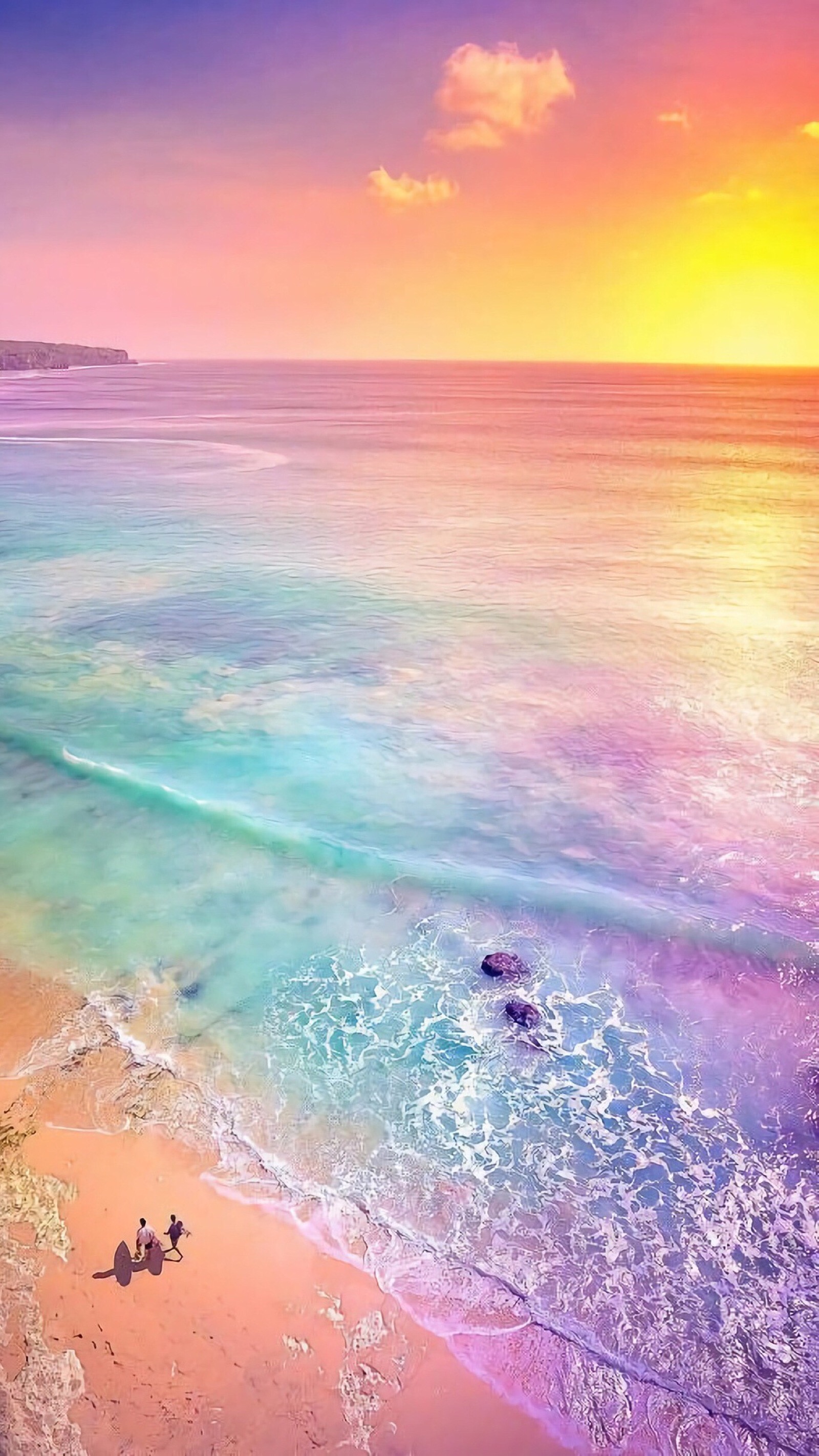 彩虹海