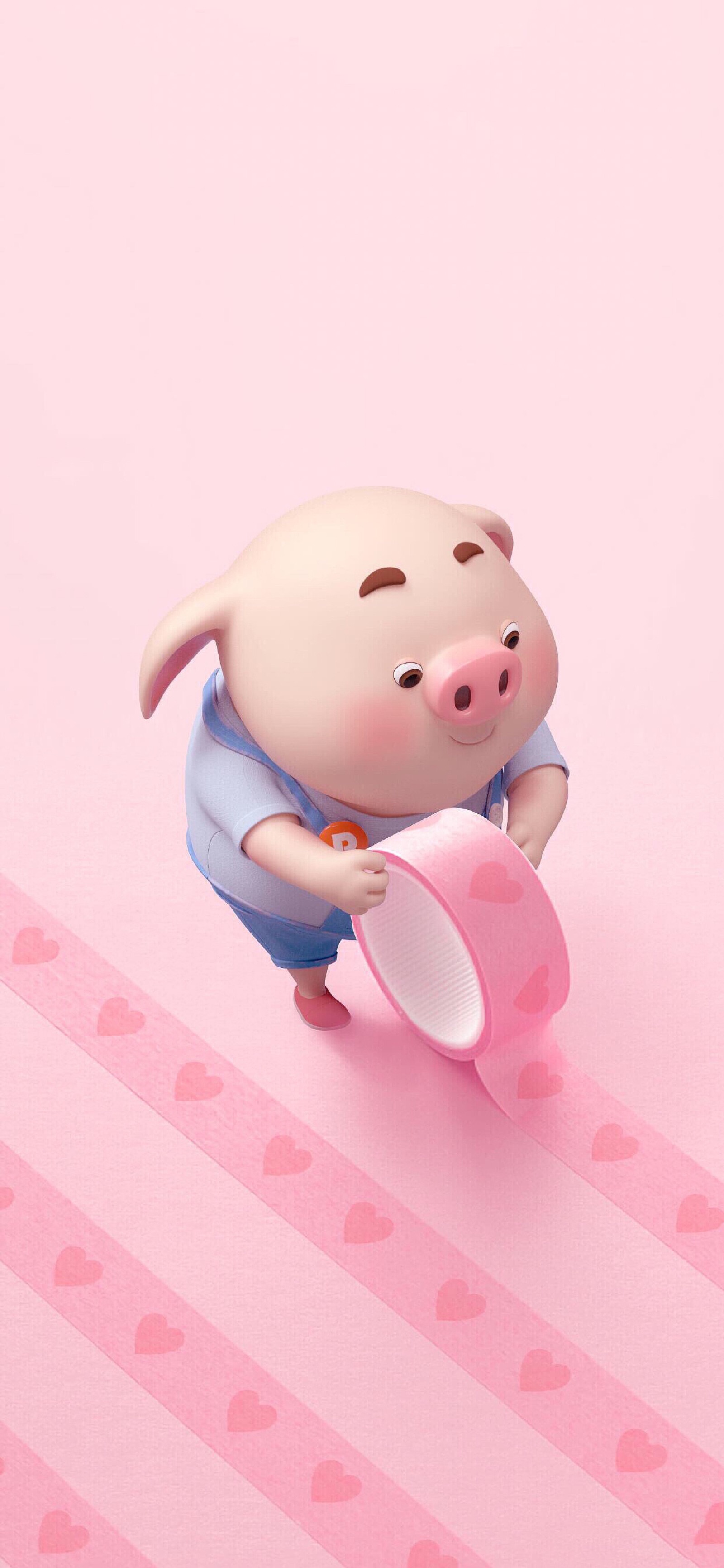 【猪宝宝壁纸超可爱】