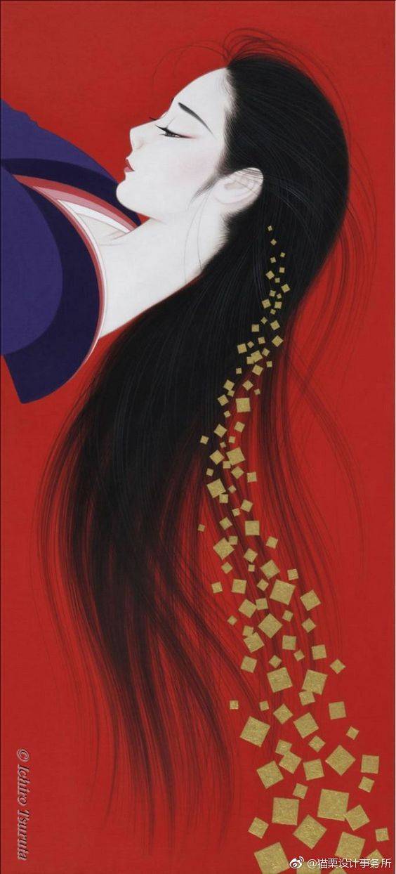 红衣古风女子