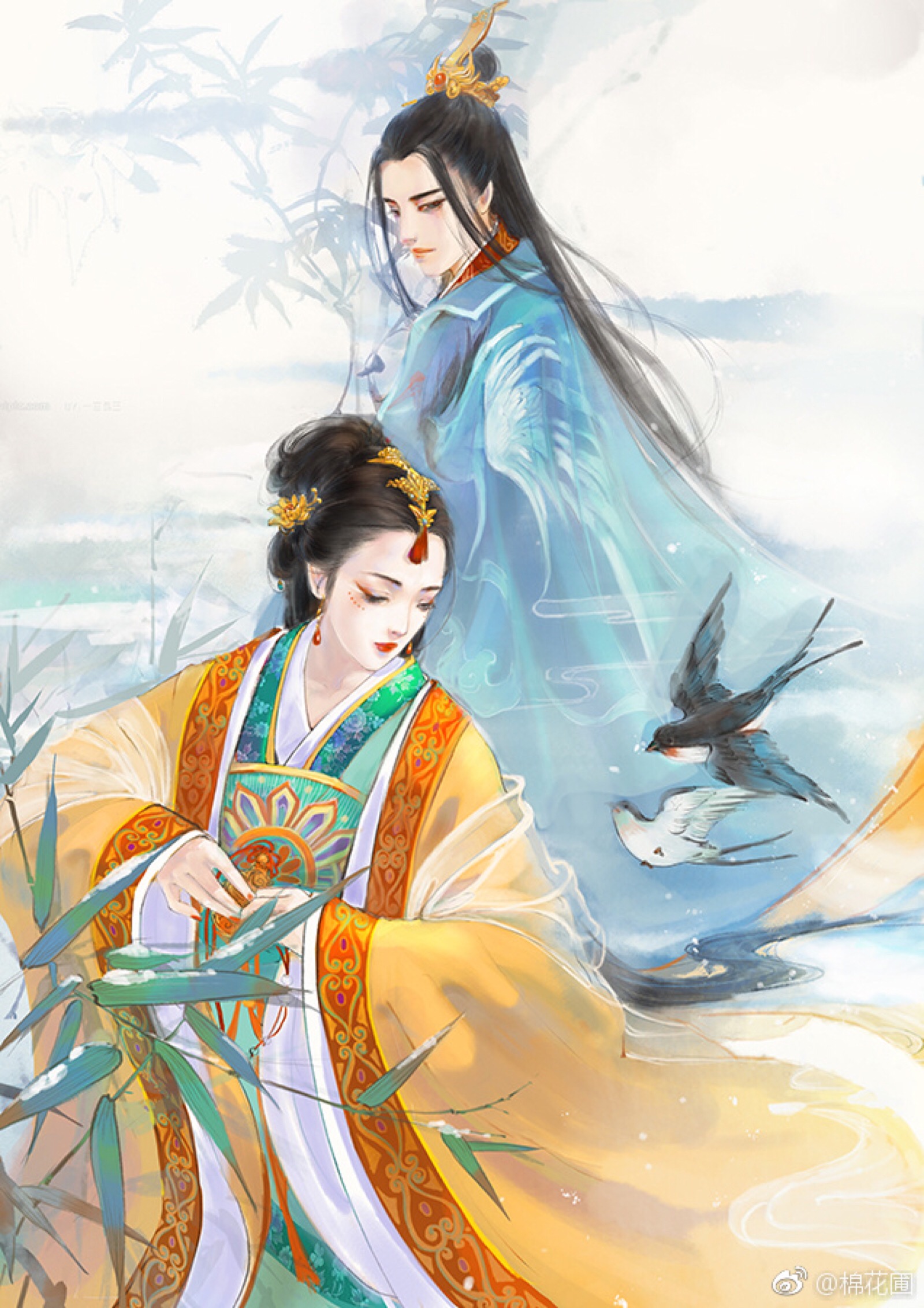 古风美人手绘