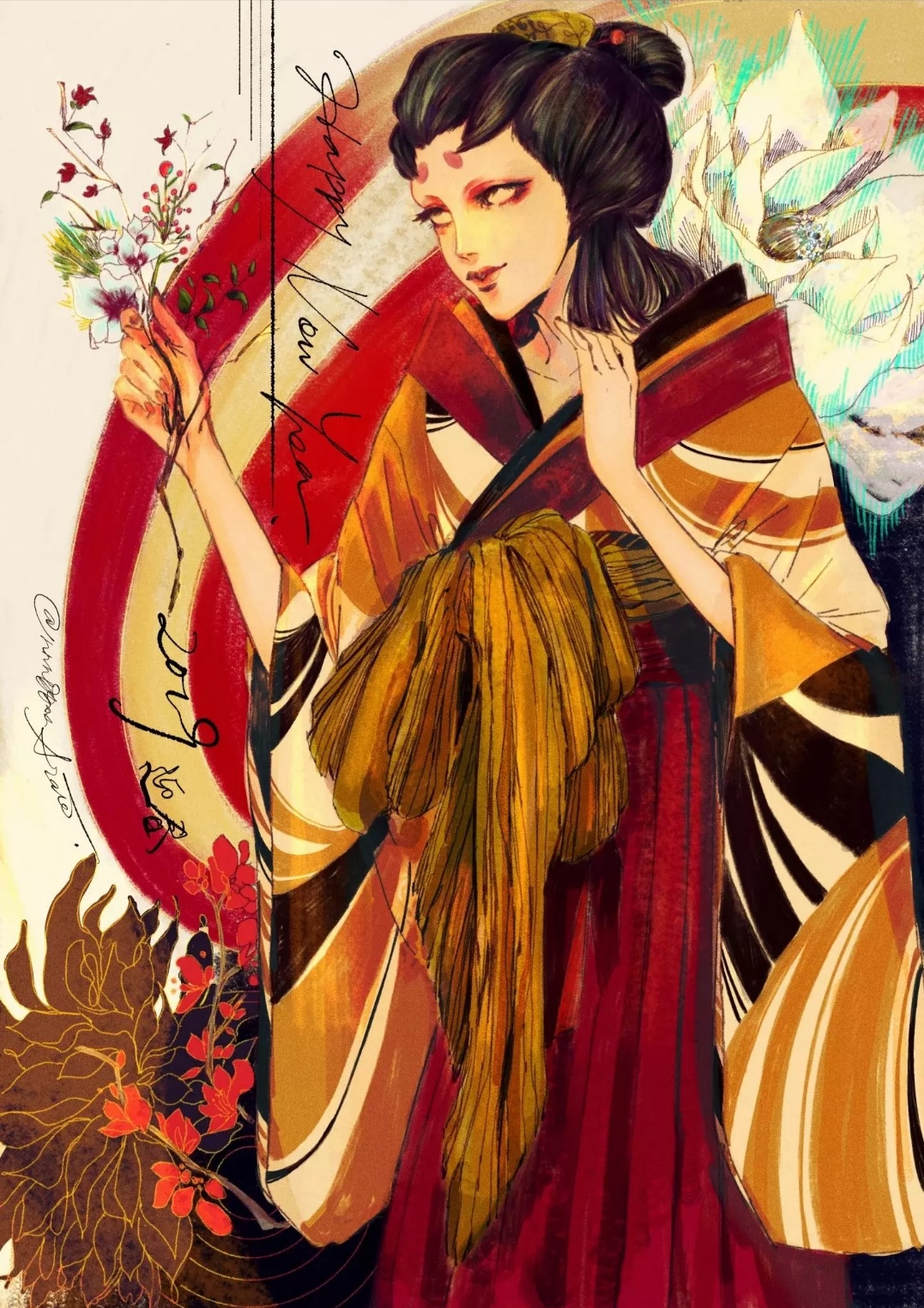图源:推特画手@nnn00xx 红蝶 美智子