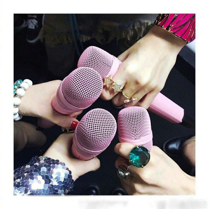 blackpink定制话筒,blackpink话筒型号 blackpink专属话筒