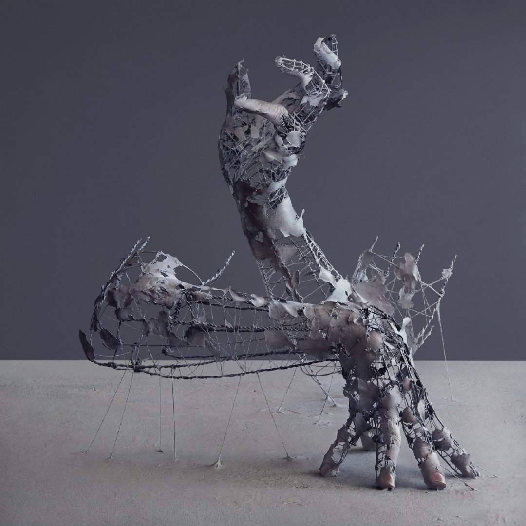视觉艺术家yuichi ikehata超现实,让人难以忘记的线材雕塑作品.