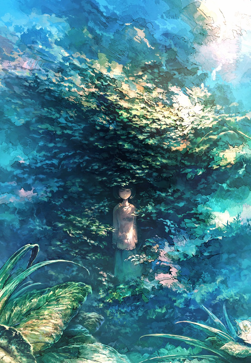 动漫图:(花海边境#插画#壁纸)*