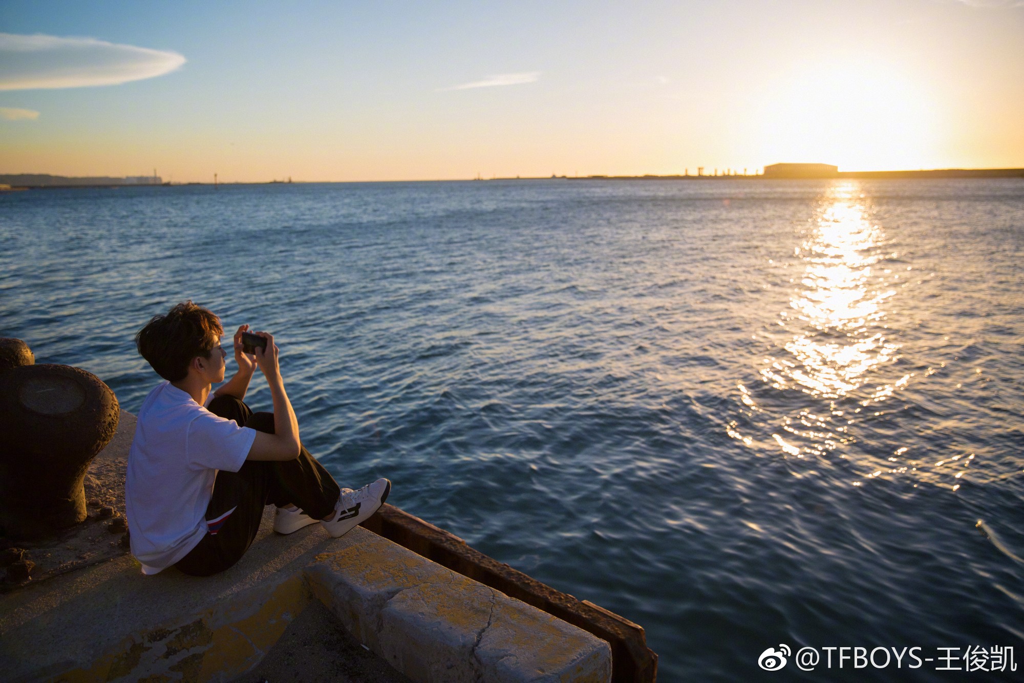 tfboys看海照片图片