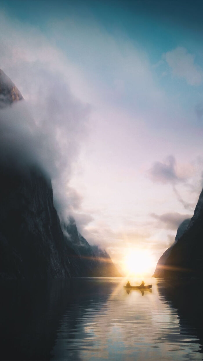 高清个性壁纸 手机壁纸 风景 天空 云 文艺意向图