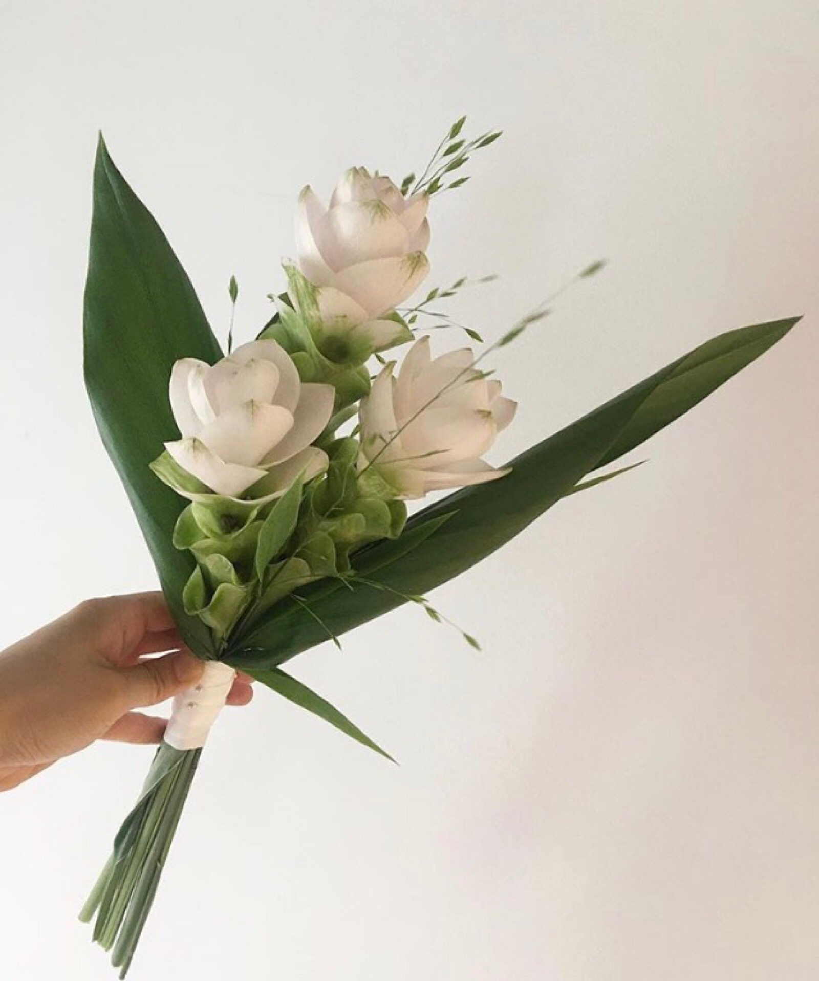 韩式新娘手捧花束