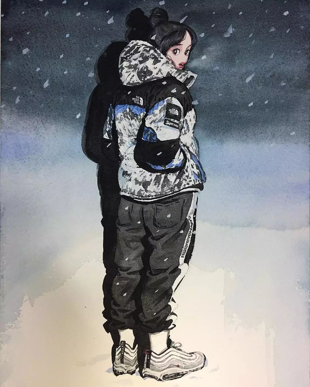 韩国插画师:jungyoun kim ins:vagab