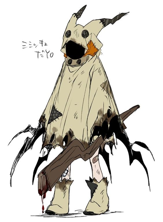 神奇宝贝拟人 61 谜拟q/ミミッキュ