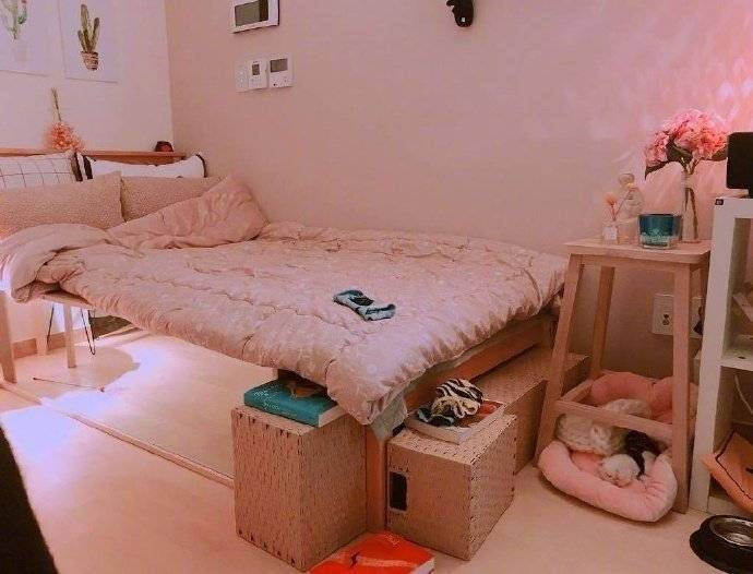 少女感十足的小房间.