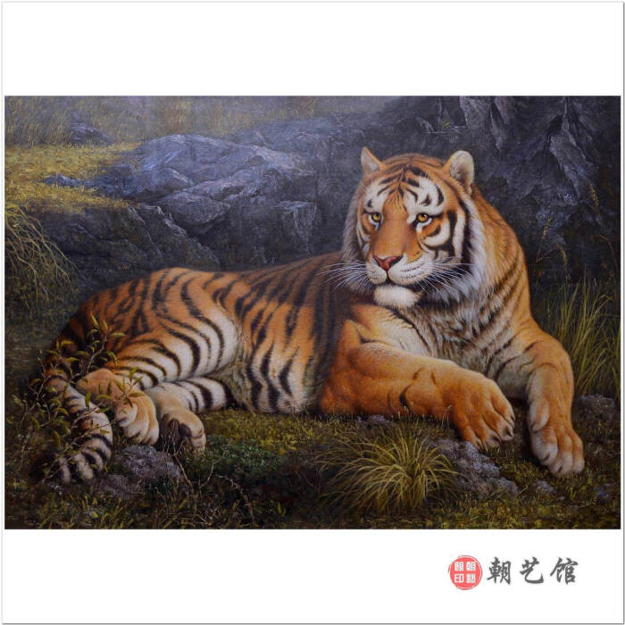 动物油画