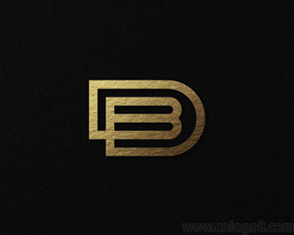 db字母标志设计